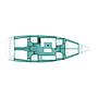 Book yachts online - sailboat - Sun Odyssey 469 - Rodi - rent