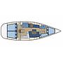 Book yachts online - sailboat - Sun Odyssey 43 - Kojko (Chartplotter in cockpit) - rent