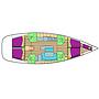 Book yachts online - sailboat - Cyclades 50.4 - Siora Maria - rent
