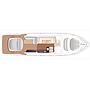 Book yachts online - motorboat - Princess V55 - Mery Rose - rent