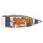 Book yachts online - sailboat - Oceanis 43 - BELUGA - rent