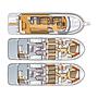 Book yachts online - motorboat - Adagio Europa 51.5 - Anna Sophie  - rent