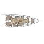 Book yachts online - sailboat - Oceanis 46.1 - KOS 46.6 - rent