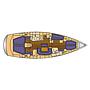 Book yachts online - sailboat - Bavaria 46 Cruiser - Brimisilin - rent